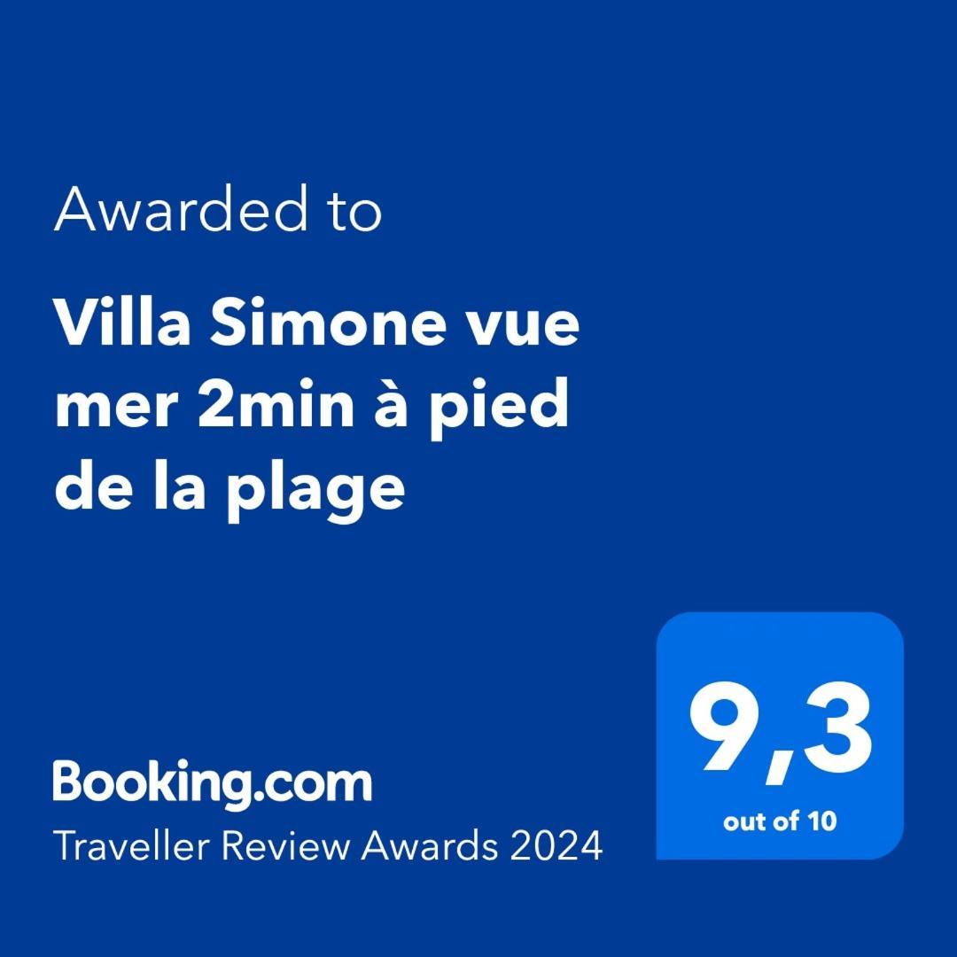 Villa Simone Vue Mer 2Min A Pied De La Plage Сен-Люнер Экстерьер фото